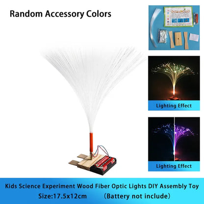 DIY Science Toys Kids STEM Electric Educational Teaching Kit Experiment Puzzle Toy for Children Development School Supplies Gift