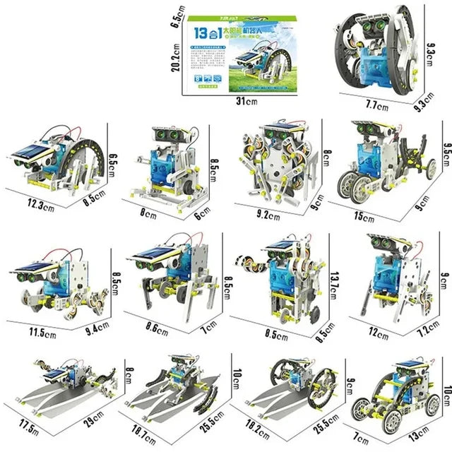 Solar Series Boy Toys Robot Technology Kits Educational Toys Montessori Solar Robot for Children Toy STEM High Tech Science Kids