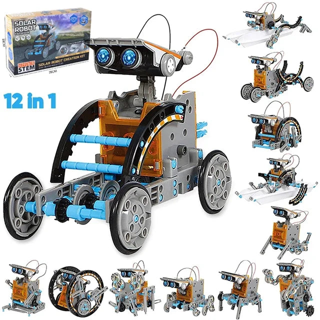 Solar Series Boy Toys Robot Technology Kits Educational Toys Montessori Solar Robot for Children Toy STEM High Tech Science Kids