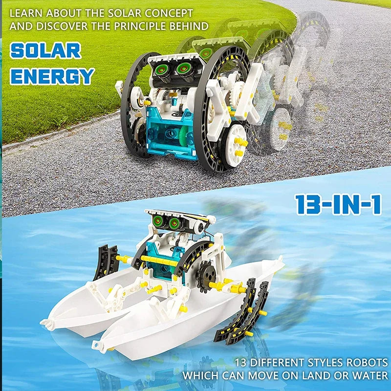 Solar Series Boy Toys Robot Technology Kits Educational Toys Montessori Solar Robot for Children Toy STEM High Tech Science Kids