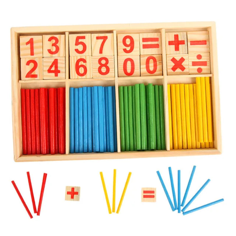 Montessori Educational Wooden Toys for Children Baby Toys 99 Multiplication Table Preschool Math Arithmetic Teaching Aids Gift