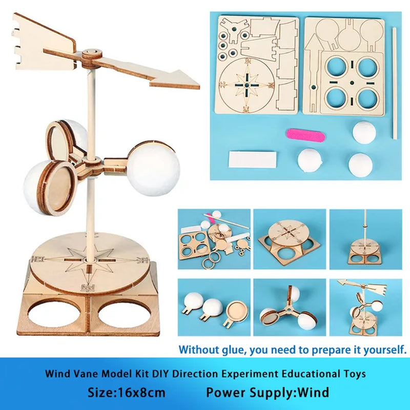 DIY Science Toys Kids STEM Electric Educational Teaching Kit Experiment Puzzle Toy for Children Development School Supplies Gift